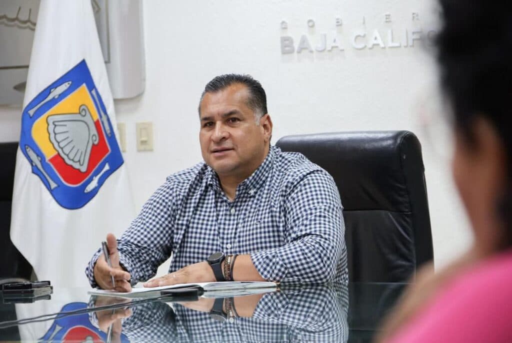 Saúl González Núñez, Secretario General de Gobierno de Baja California Sur, en reunión sobre el proceso interno de Morena para 2027.
