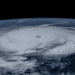 Así se ve el huracán Beryl desde el espacio
