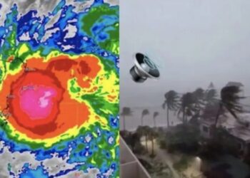 Así se escucha el ‘escalofriante’ sonido del huracán Beryl al tocar tierra en Quintana Roo