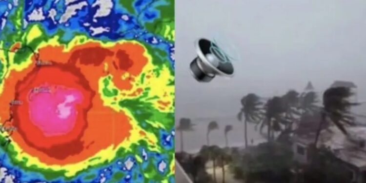 Así se escucha el ‘escalofriante’ sonido del huracán Beryl al tocar tierra en Quintana Roo
