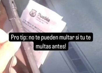 Conductor comparte tip para que no lo multen