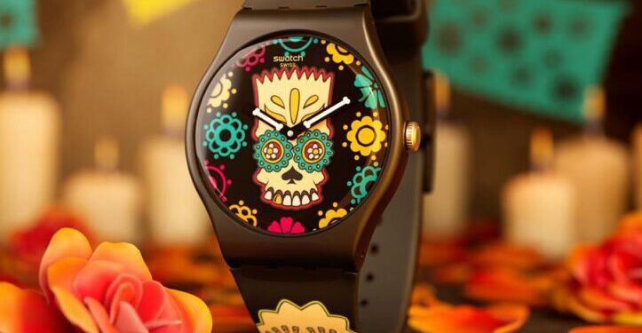 Swatch celebra Halloween y el Día de los muertos a todo color