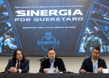 Fortalecen coordinación de seguridad en Querétaro: avanza estrategia “Sinergia” entre federación, estado y municipios