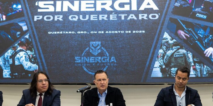 Fortalecen coordinación de seguridad en Querétaro: avanza estrategia “Sinergia” entre federación, estado y municipios