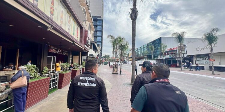 Refuerza Gobierno Municipal de Tijuana operativos de inspección en bares durante periodo de Semana Santa